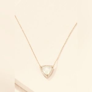 Stella & Dot | Sommerville Pendant Necklace, White Opal